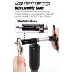 Tool for installing and removing bushings or press-in bearings made by Lebycle in aluminum and metal KROXNE - 4  
