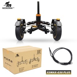 Monorim X3 Max Air perednyaya podveska s dvumya kolesami dlya Ninebot Max G30 & podobnykh samokatov – Zapchast & amortizator Mon