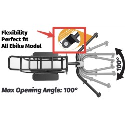 Monorim GL8 - utánfutó csomagtartóhoz, kerékpárkosárhoz vagy elektromos kerékpárokhoz. Monorim - 15 Monorim GL8 – utánfutó csoma