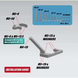 Lenkungsdämpfer für Ausom DT2 Pro, L2, L2 Max, Kugoo F3 Plus oder ähnlich  - 8  Kompatibilitaet: passend fuer Ausom DT2 Pro, L2,