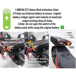 External battery for Segway ZT3 Pro 48V 13.5Ah MBp48-ZT3 | Extended range  - 4  