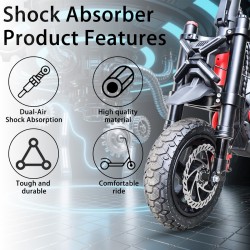 Perednya pidviska Monorim MZ3 Plus Dual Air dlya Segway ZT3 pidvyshchenyi komfort  - 2 Vazhlyvo: Tsey produkt maye buty vstanovl