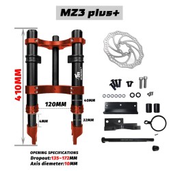 Przednie zawieszenie Monorim MZ3 Plus Dual Air do Segway ZT3 poprawa komfortu jazdy  - 10 Ważne: Ten produkt musi zostać zainsta