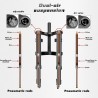 Przednie zawieszenie Monorim MZ3 Plus Dual Air do Segway ZT3 poprawa komfortu jazdy  - 16 Ważne: Ten produkt musi zostać zainsta