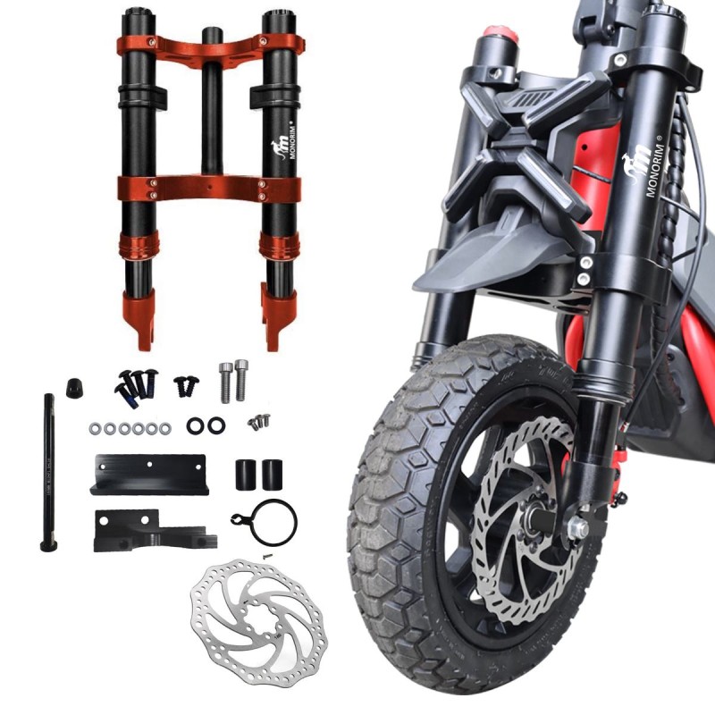 Przednie zawieszenie Monorim MZ3 2.0 z tarcza hamulcowa 160mm do hulajnogi Segway ZT3  - 11 Ważne: Ten produkt musi zostać zains