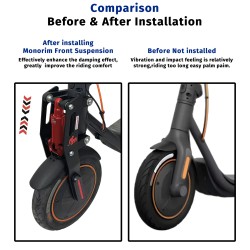 Suspension avant monorim MF0 pour scooter électrique Segway F20 F25E F30E F40E Monorim - 42 Installez les amortisseurs monorim M
