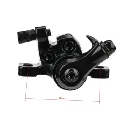 Brzdova sada elektrokolobezka HX X7 X8 lanko kotouc trmen a desticky  - 2  