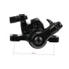 Brake kit for electric scooter HX X7 X8 cable disc caliper and brake pads  - 2  