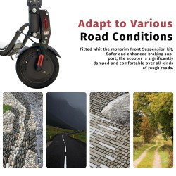 Suspension delantera Monorim MV0 para Navee  V25 V40 V50, mejora confort, control y estabilidad  - 6  