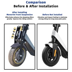 Suspension delantera Monorim MN2 para KQi2 Pro, mas confort y estabilidad  - 6 Mejora notable del confort, control y estabilidad