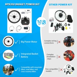 Kit Monorim BPK350 moteur 380w - batterie incluse pour vélo électrique  - 3 Kit de puissance pour vélo électrique Monorim BPK350