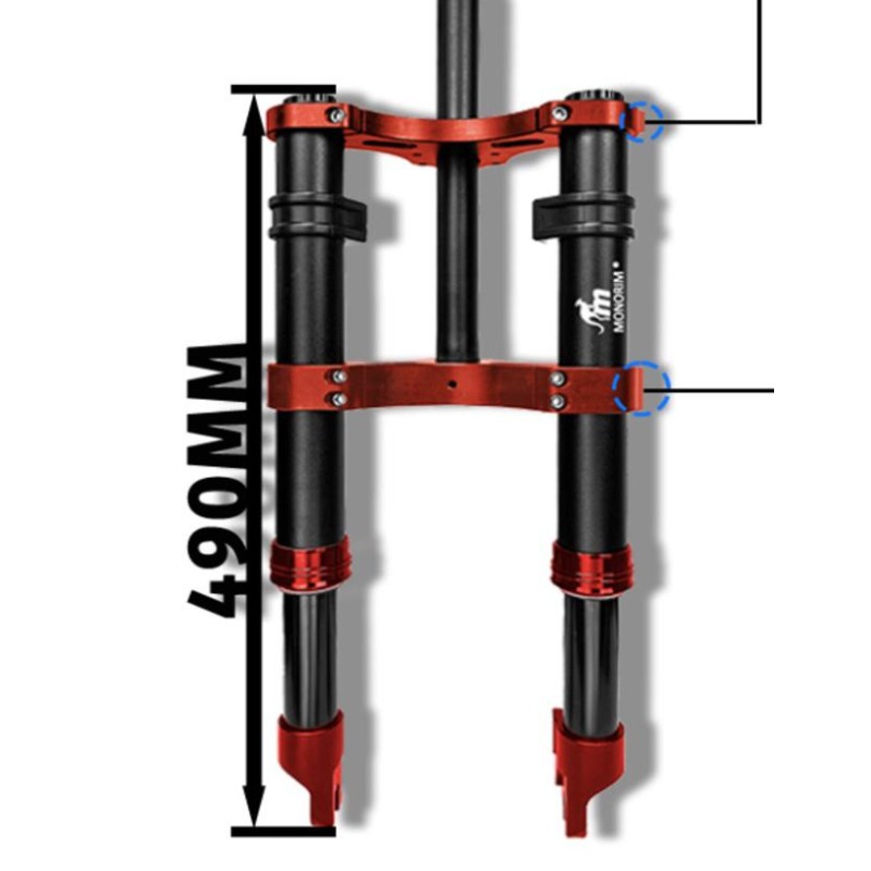 Perednia pidviska Monorim MD0 Coil Spring 490mm x 165mm  - 3  Sumisnist: Monorim MD0 Coil Spring 490mm x 165mm dlia sumisnykh pe