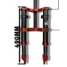 Foraffjedring Monorim MD0 Coil Spring 490mm x 165mm  - 3  Passer: Monorim MD0 Coil Spring 490mm x 165mm til kompatible front-ops