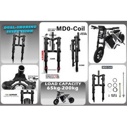 Sprednje vzmetenje Monorim MD0 Coil Spring 490mm x 165mm  - 16  Zdruzljivost: Monorim MD0 Coil Spring 490mm x 165mm za zdruzljiv