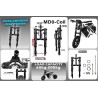 Suspensión delantera Monorim MD0 Coil Spring 490mm x 165mm  - 16  Compatibilidad: suspensión delantera Monorim MD0 Coil Spring 4