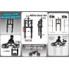 Przednie zawieszenie Monorim MD0 Dual Air Version 490mm x 165mm  - 13  Kompatybilnosc: do konfiguracji w rozmiarze 490mm x 165mm