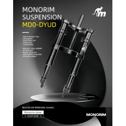 Monorim MD0-DYUD etuhaarukan jousitus DYU eBikeen - hydrauliikka ja ilma  - 3  Sopivuus: Monorim MD0-DYUD etujousitus DYU eBikee