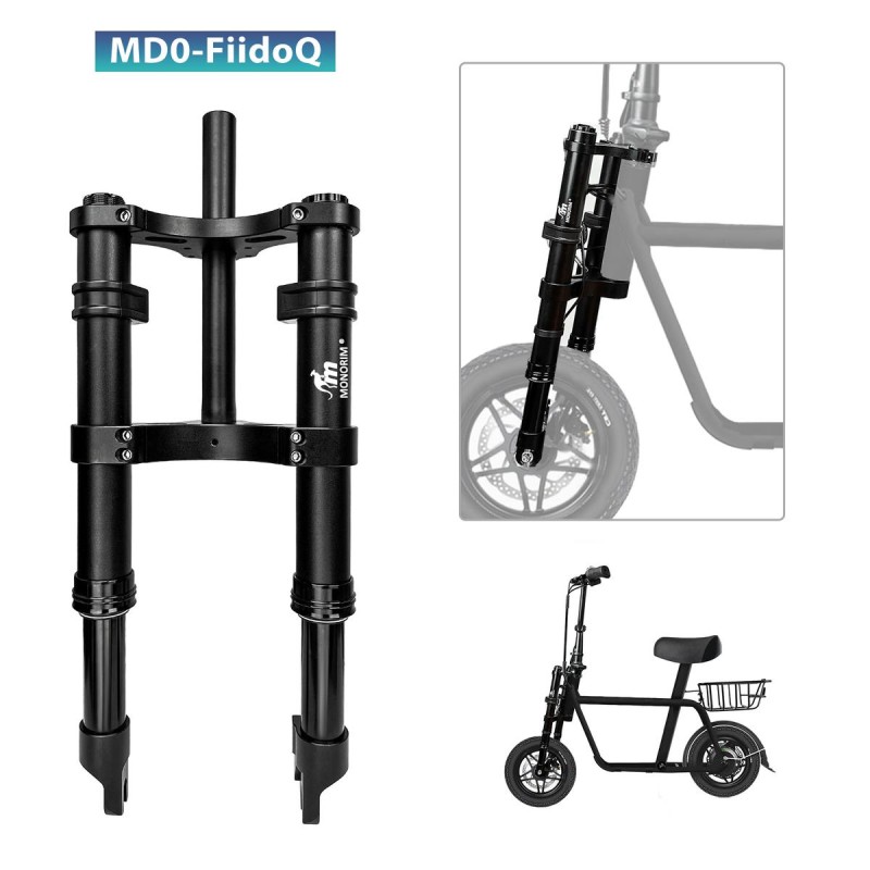 Suspensao dianteira Monorim MD0-FiidoQ  - 5  Compatibilidade: suspensao dianteira Monorim MD0-FiidoQ para Fiido Q (Q1/Q1S) e min