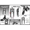 Sospensione anteriore Monorim ME0 Coil spring version 565mm x 165mm  - 13  Compatibilità: ME0 Coil Spring 565mm x 165mm per atta
