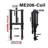Monorim ME206 Dual Air elso felfuggesztes version 565mm x 206mm  - 1 Kompatibilitas: Monorim ME206 Dual Air elso felfuggesztes, 