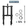 Suspensao dianteira Monorim MD206 Coil Spring version 490mm x 206mm  - 1  Compatibilidade: suspensao dianteira Monorim MD206 Coi