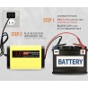 Zaryadnyy prystriy 12V 2A dlya svyntsevo-kyslotnykh bateriy 7Ah 12Ah 14Ah 20Ah  - 3 Osnovni kharakterystyky  Tsyfrovyi LCD-dyspl
