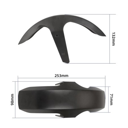 Guarda-lamas dianteiro para trotinete Xiaomi 5 MAX  - 1  