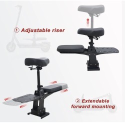 Assento Monorim SCMAX-G2 para trotinetes Segway Max G2 e G65  - 6  