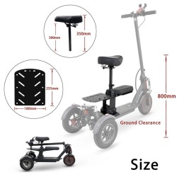 Assento Monorim SC-Mi123 para trotinetes Xiaomi m365 Pro Pro2 Mi3 1S Essential  - 4  