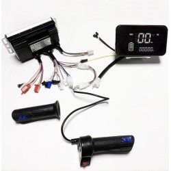Synusoidalnyi brushless motor kontroler kit 48V 84V 50A 3000W z akseleratorom ta ekranom  - 2 Spysok produktiv  Kontroler 50A + 