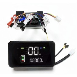 Sinusvags brushless motorstyrning kit 48V 84V 50A 3000W med gasreglage och display  - 9 Produktlista  50A styrenhet + 1 gasregla