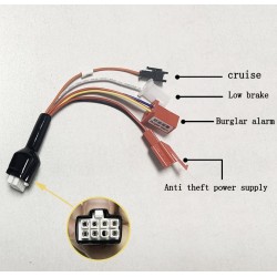 Kit controlador motor sin escobillas onda sinusoidal 48V 84V 50A 3000W - Controladora, cableado y pantalla  - 11 Lista de produc