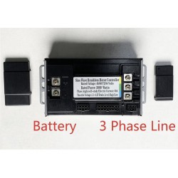 Kit controlador motor sin escobillas onda sinusoidal 48V 84V 50A 3000W - Controladora, cableado y pantalla  - 14 Lista de produc