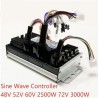Kit controlador motor sin escobillas onda sinusoidal 48V 84V 50A 3000W - Controladora, cableado y pantalla  - 15 Lista de produc