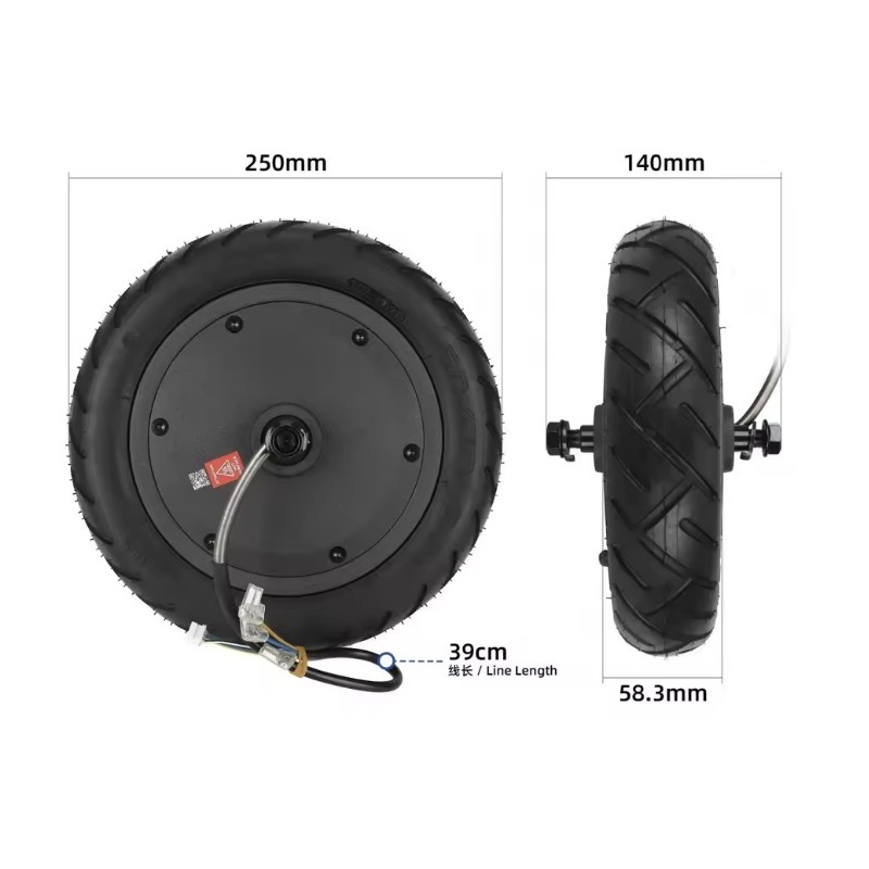 Moteur pour trottinette Xiaomi 5 compatible, pièce de rechange couple élevé  - 1 Compatibilité précise: prévu pour trottinette X