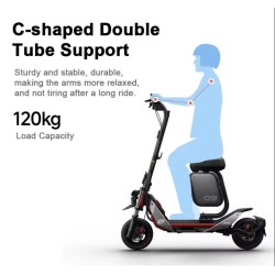 Asiento con maleta para Segway E3, E3 Pro, F3, ZT3 Pro o patinetes similares  - 2  