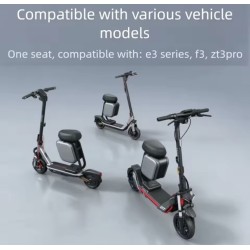 Sella con bauletto 10L per Segway E3, E3 Pro, F3, ZT3 Pro e simili  - 5  Compatibilita: sella con bauletto 10L per Segway E3, E3