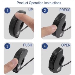 USB- und USB-C-Ladeanschluss fuer E-Scooter-Lenker - XT30, XT60 und XT90  - 3 Geeignet fuer E-Scooter-Lenker, Elektro-Scooter un