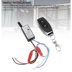 Electric scooter relay, remote speed limiter switch with on/off remote control  - 2  Suitable for most electric scooters with a 