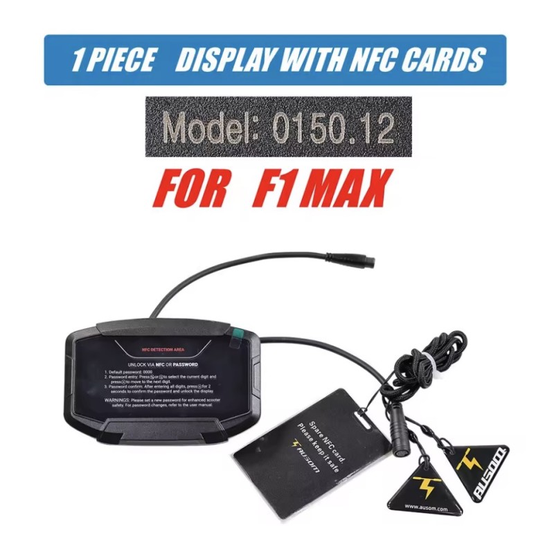 Display oder Bedienfeld für AUSOM F1 MAX E-Scooter oder ähnlich - Modell 0150.12  - 1 Passend für den AUSOM F1 MAX E-Scooter ode