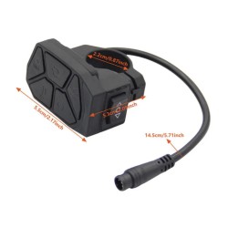 Diakoptis 7 se 1 gia energeia, fota, flas kai leitourgies gia iScooter iX3, iX4, iX7 Pro, Smartgyro, Urban Glide i paromoio  - 1