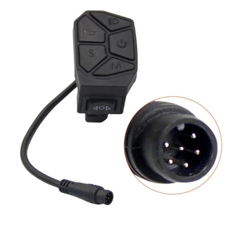 Botonera 7 en 1 de encendido, luces, intermitentes y modos para iScooter iX3, iX4, iX7 Pro, Smartgyro, Urban Glide o similar  - 