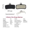 Pastillas de freno Shimano Saint M810/M820, Zee M640, XTR M9120, XT M8020, Deore MT520 y TRP Quadiem/Slate T4  - 2  Compatibles 