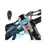 Torcia elettrica con clacson per scooter o biciclette Wan - 1  