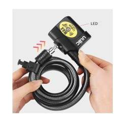 Padlocks with high sensitivity alarm - noise power greater than 100 decibels. Key, remote or mobile app Wan - 3  Protect your ve