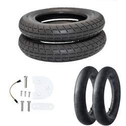 Kit trochón 10 intsón márkas Enova gia Xiaomi PRO mávro/kókkino/áspro  - 1  