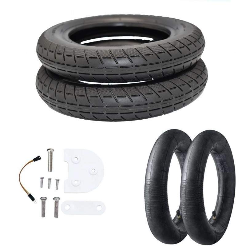 Kit trochón 10 intsón márkas Enova gia Xiaomi PRO mávro/kókkino/áspro  - 1  
