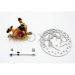 Kit frein complet Gold xTech pour Xiaomi M365, 1S, Essential, Pro2 ou M365 Pro. ZOOM xTech - 3 Kit frein complet Gold xTech pour