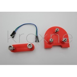 Crveni 10-inčni podizač / adapter za gume za Xiaomi M365, 1S, Pro2 i M365 Pro