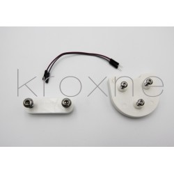 Witte 10 inch bandenlichter / adapter voor Xiaomi M365, 1S, Pro2 en M365 Pro